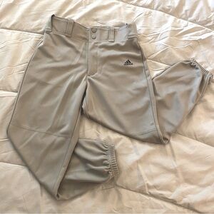 Adidas Gray Cropped Baseball Pants